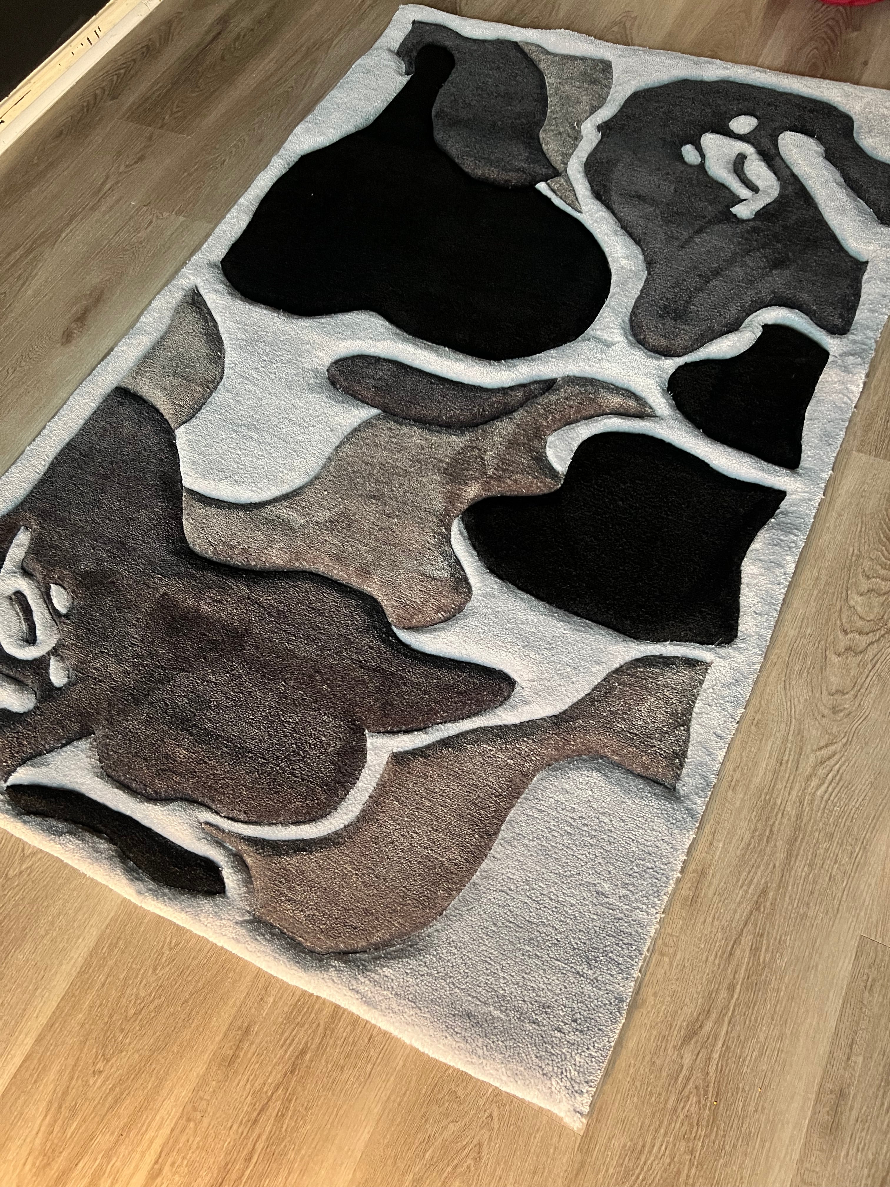 Grey Bape Area Rug