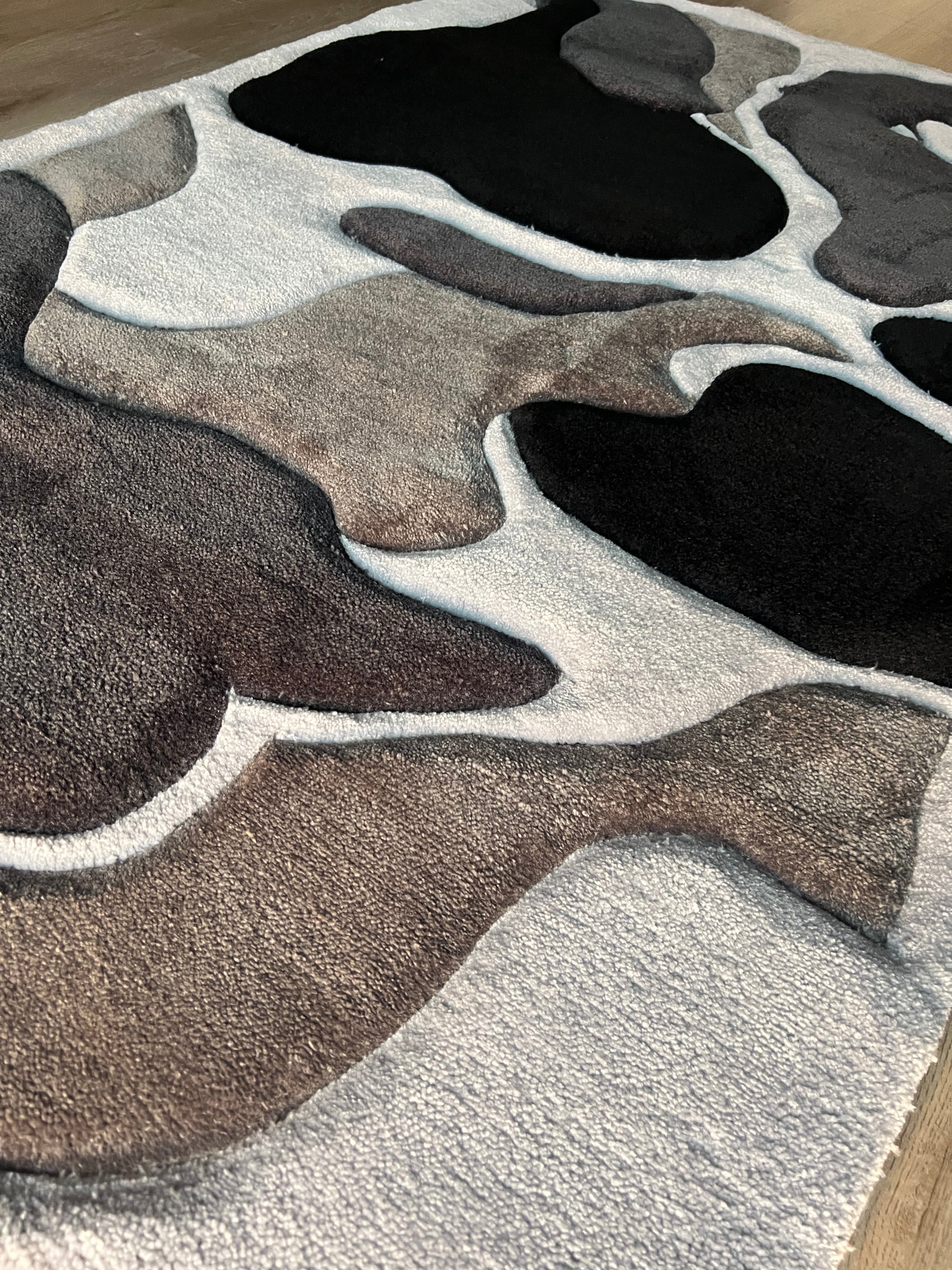 Grey Bape Area Rug