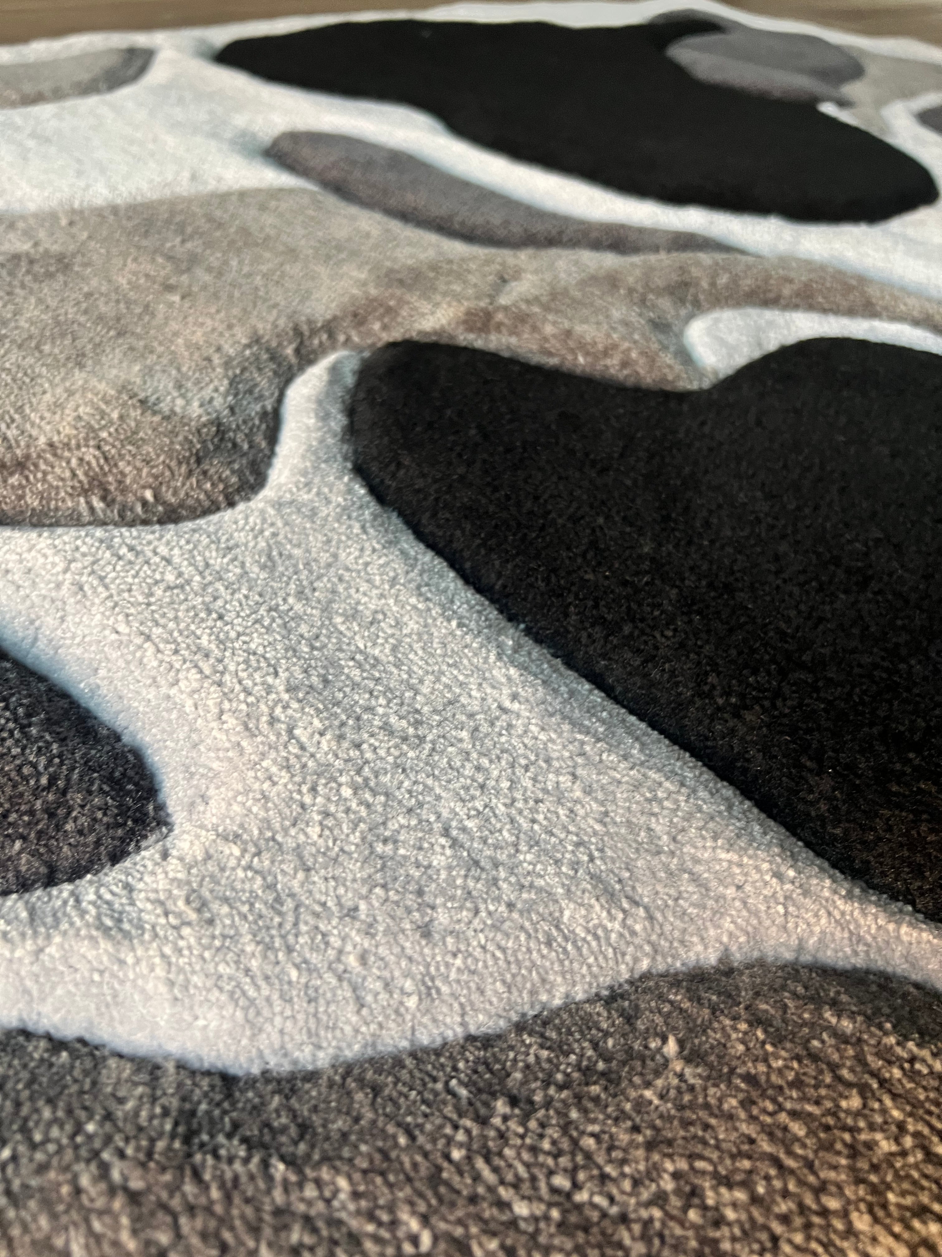 Grey Bape Area Rug