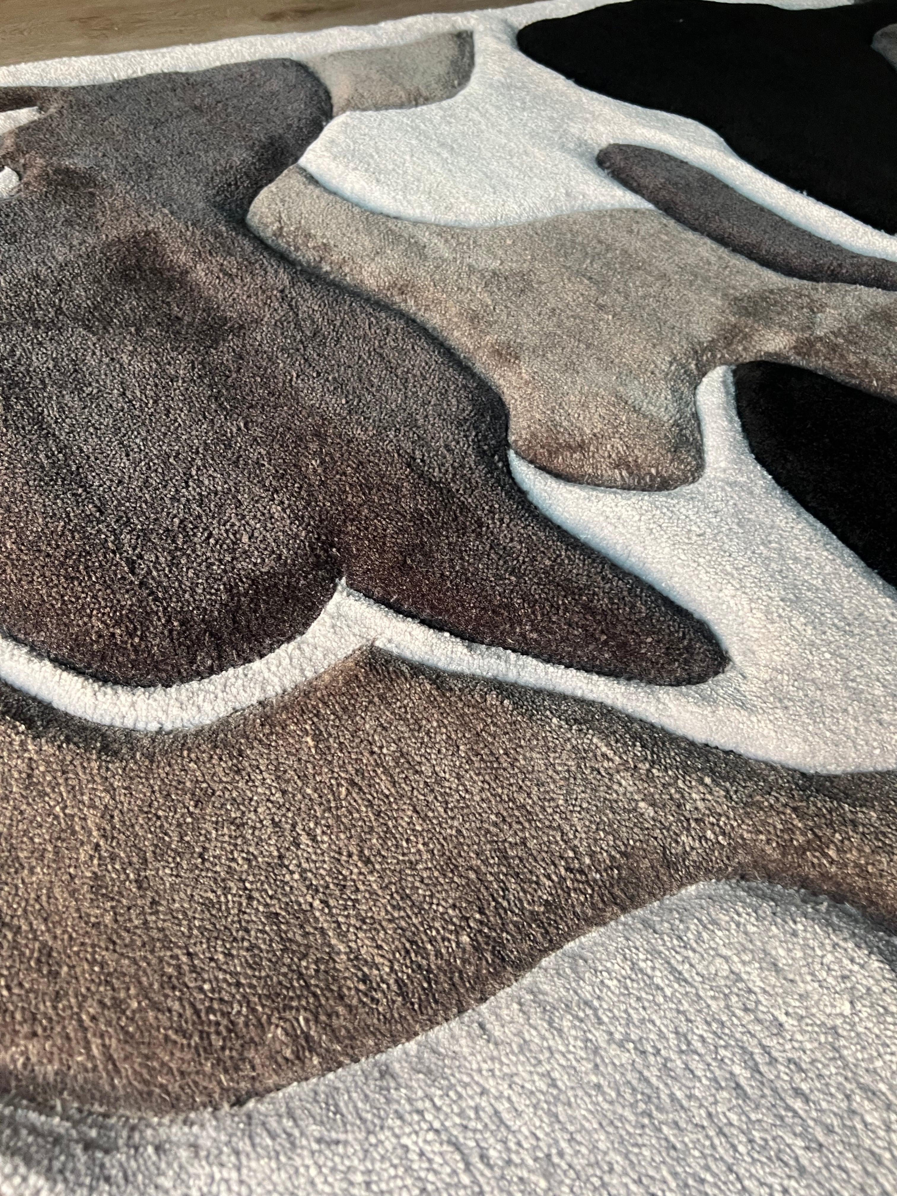 Grey Bape Area Rug