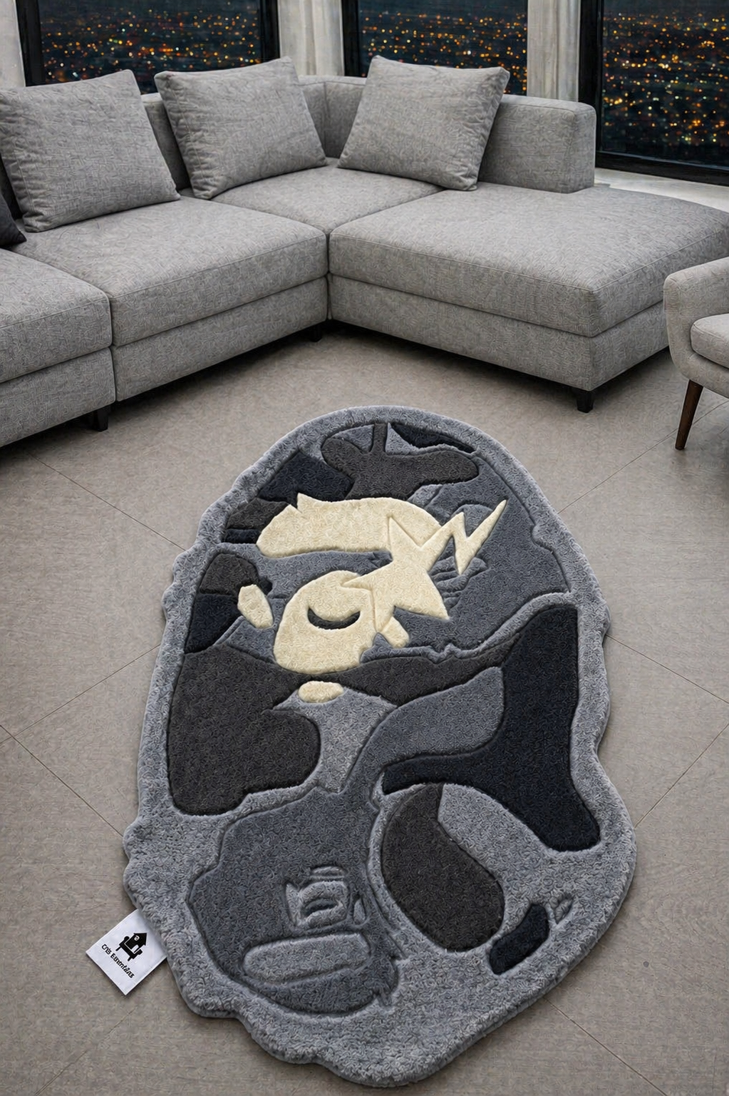 Monkey Face Rug
