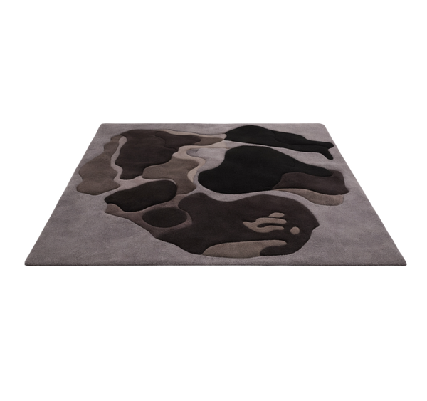 6 Ft Grey Bape Rug
